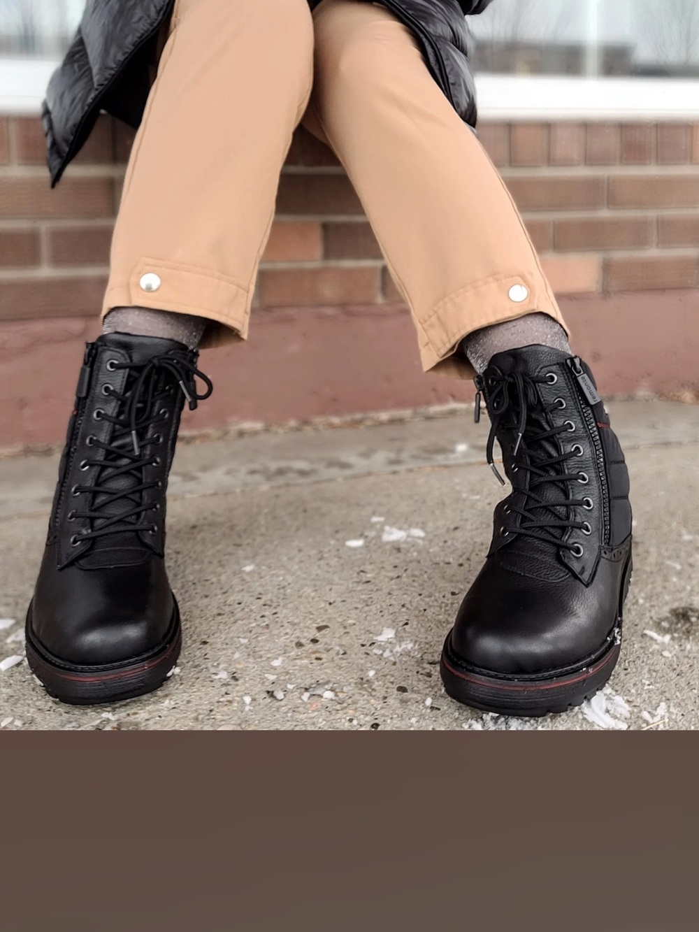 Remonte Women's Black Water-Resistant Winter Ankle Boots – Size - Picture 8 of 9